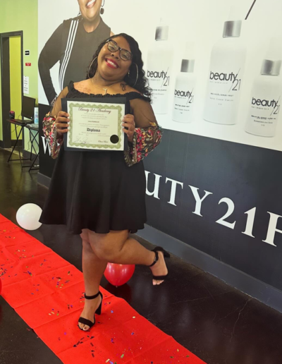 Beauty 21 Academy Students